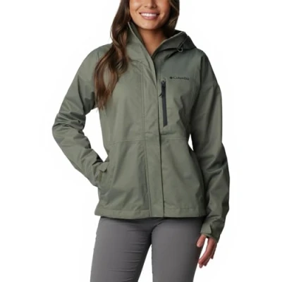 Image of Columbia HIKEBOUND Jacket Hardshell jacket, Women&#039;s, Size: XS, Stone green