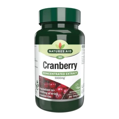 Image of Natures Aid Cranberry Tablets 200mg Pack of 90
