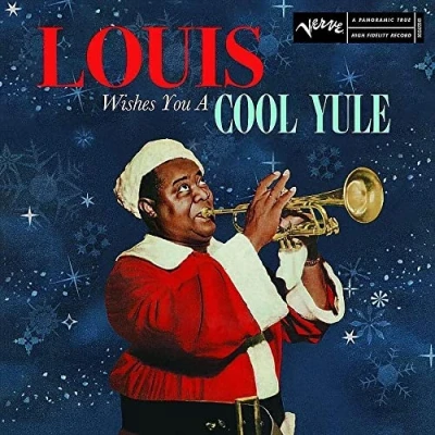 Image of Louis Armstrong Wishes You A Cool Yule picture disc 2022 USA LP B0036559 01
