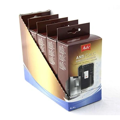 Image of Melitta 209668 Anti Calc Espresso Coffee Machine Descaler, 20 x 40g