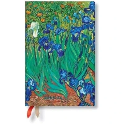 Image of Paperblanks 18 Month Diaries 2023 2024 Van Gogh’s Irises Horizontal Mini (95 x 140 mm)