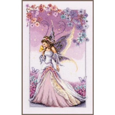 Image of Vervaco Purple Fairy Counted Cross Stitch Kit, Multi Colour
