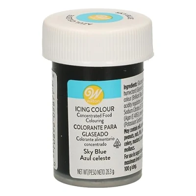 Image of Wilton Sky Blue Gel Icing Colour, 28.3 g 04 0 0045