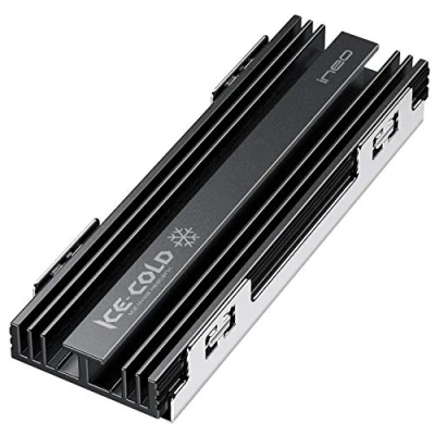 Image of ineo M.2 heatsink 2280 SSD with Thermal Silicone pad for PCIE NVMe [M16]