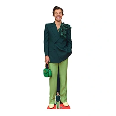 Image of Star Cutouts CS1067 Harry S Green Lifesize Cardboard Cutout With Mini