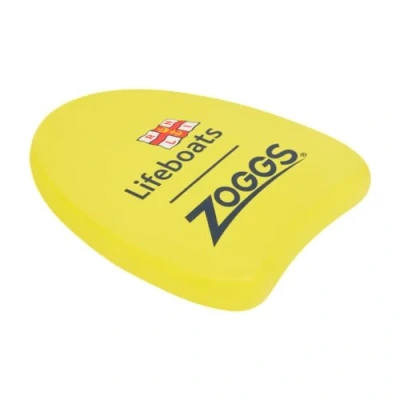 Image of Zoggs RNLI x Mini Kickboard, Easy Learn to Swim Float Kickboard Yellow, 3 12 Years, 27.5 22 2.8 cm, Junior