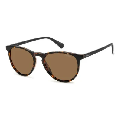 Image of Sunglasses Polaroid Pld 4152/s col. 086/sp Woman Round Havana