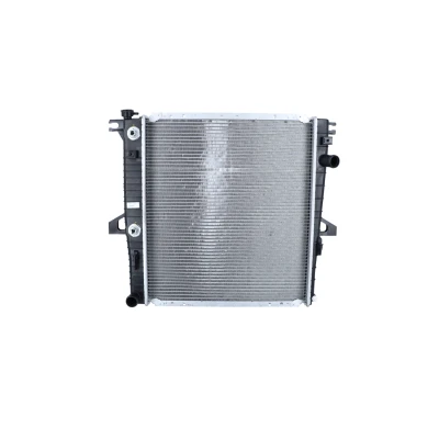 Image of F67H8005AC Engine radiator NRF EASY FIT 56044 Aluminium 600mm 525mm 27mm with rubber grommet Brazed cooling fins