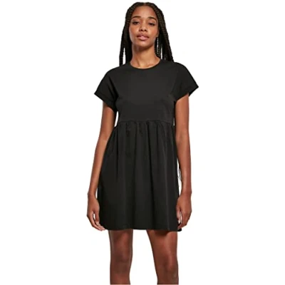 Image of Urban Classics Empire Valance Day dress, Women&#039;s, Size: Small, Black