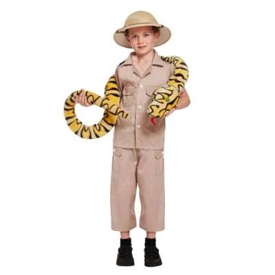 Image of Lizzy Child Safari Explorer Costume (Small / 4 6 Years) Kids school Pretend Theme Party Fancy dress outfit Accessory Cosplay, World Book Day Halloween, Christmas