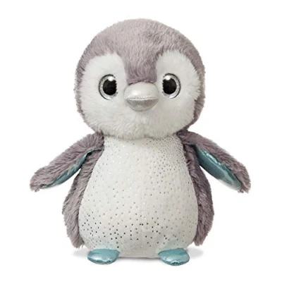 Image of Aurora, 61210, Sparkle Tales, Lumi The Penguin, 12In, Soft Toy, Grey and White