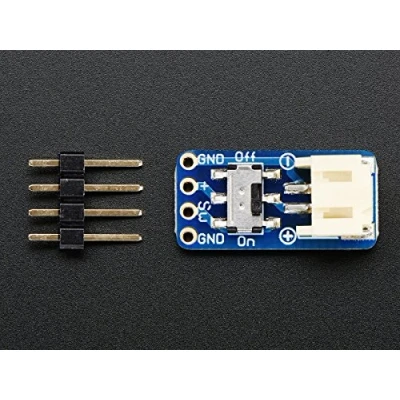 Image of Adafruit Switched JST PH 2 Pin SMT Right Angle Breakout Board