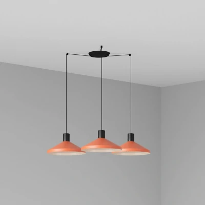 Image of Kombo Cluster Pendant Ceiling Light Orange, E27