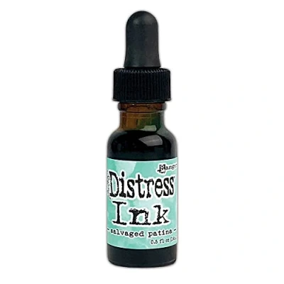 Image of Ranger Tim Holtz Distress Re Inker Salvaged Patina, 0.5 oz