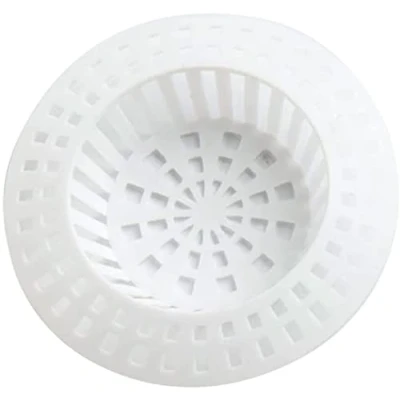 Image of fiXte Plastic Sink Strainer White Pack of 2. Small 60mm Diameter