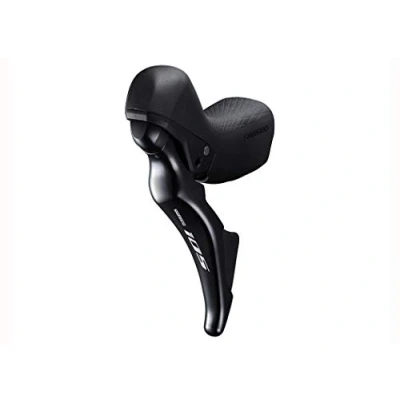 Image of Shimano 105 ST R7025 double hydraulic/mechanical STI lever, left hand, black