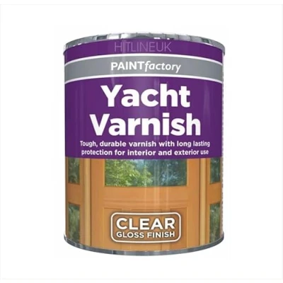 Image of Varnish for Wood 300ML Metal Concrete Interior Exterior (Yacht Gloss Clear Varnish)