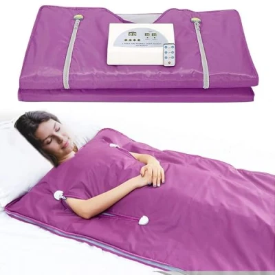 Image of Portable Infrared Sauna Blanket for Fast Recovery,Infrared Relaxation,A Relaxing Blanket,Portable Sauna,for Home Therapy,Detox (Purple)