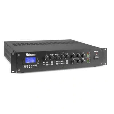 Image of Power Dynamics PRM1202 2 Zone Multi Room Matrix Amplifier with Bluetooth 2x 120W 100V and Low Impedance