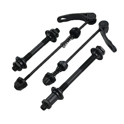 Image of EUNEWR 4pcs Quick Release Skewer Set Bicycle Bike Hub &amp; Shaft Hollow Axle of Road Skewers for MTB Front Rear