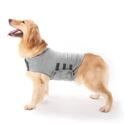 Image of Camidy Dog Anxiety Jacket, Pet Calming Solution Vest Jacket Thunder Wrap Stress Relief Coat for Dogs