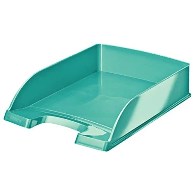 Image of Leitz A4 Letter Tray, Ice Blue, WOW Range, 52263051
