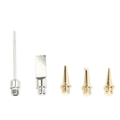 Image of BstXqty 5Pcs Welding Tips Iron Kit,Gas Butane Soldering Tips,Gas Solder Universal Accessories Replacing HS 1115K