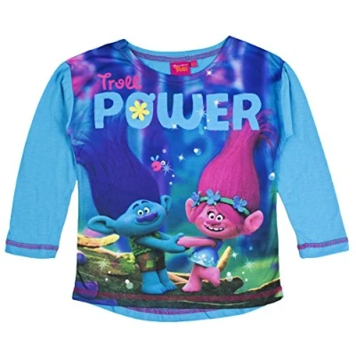 Image of Girls Trolls Long Sleeved T Shirt Troll Power 8