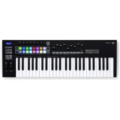 Image of Novation Launchkey 49 [MK3] MIDI Keyboard Controller — Seamless Ableton Live Integration. Chord Mode, Scale and Arpeggiator. All the software you need for Music Production.