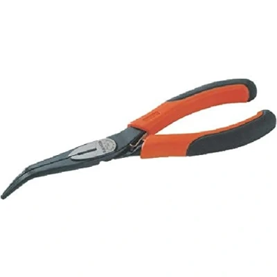Image of Bahco 2427G 160 Bent Snipe Nose Plier 160MM