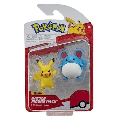 Image of Pokemon Battle Figure Pack Marill &amp; Pikachu (PKW2646)