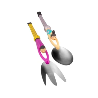 Image of Pylones Salad Servers (Golden)