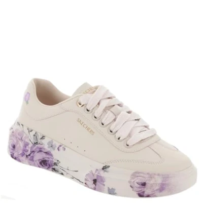 Image of Skechers Women&#039;s Cordova Classic Painted Flora Sneaker, Rose, 4 UK