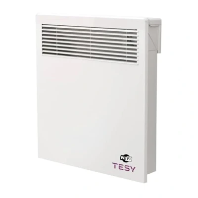 Image of TESY Panel Heater 500W Electric Radiator, Wifi Smart App, With Thermostat and Timer Wall Mounted Lot 20 Compliant Bathroom IP24 Rated for Homes, Offices More (0.5KW)