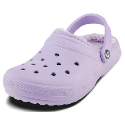 Image of Crocs Unisex Classic Lined Clog, Lavender, 11 UK Men/ 12 Women