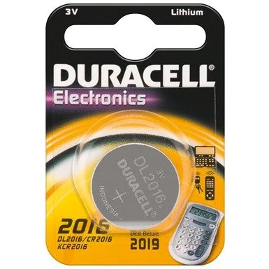 Image of Duracell CR2016 D 1 BL (DL 2016) Single use Battery Lithium 3 V Batteries (Single Battery, CR2016, Lithium, Button/Coin, V, Piece)