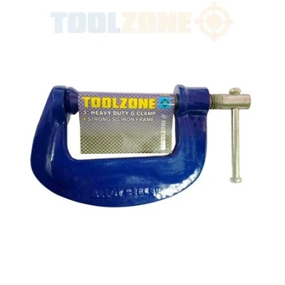 Image of Toolzone 3&quot; Heavy Duty G Clamp