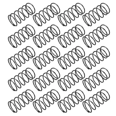 Image of sourcingmap Compression Spring 1.2mm Wire Dia , 20mm OD 40mm Free Length Steel Extension Spring,Black,20Pcs