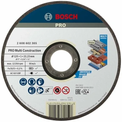 Image of Bosch 2608602385 125 mm Multi Construction Disc