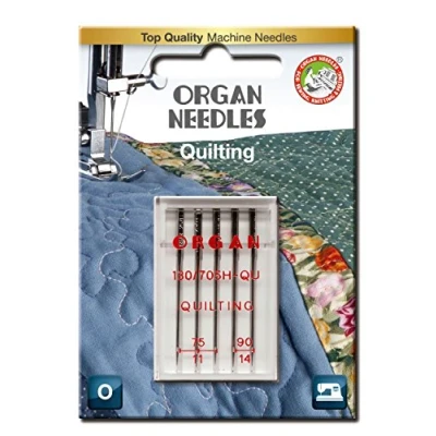 Image of ORGAN Needles # 75 #90 Combo Quilting x 5