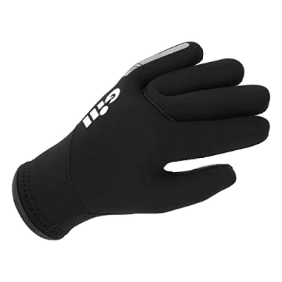 Image of Gill Junior 3mm Double Lined Neoprene Gloves Thermal Protection &amp; Silicon Palm Grip Watersports Paddleboard SUP Wild Swimming