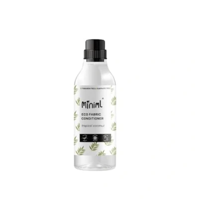 Image of Miniml Eco Fabric Softener &amp; Conditioner 1L Bottle Tropical Coconut Scented All Natural for Sensitive Skin 100% Vegan Cruelty Free (50 Washes)