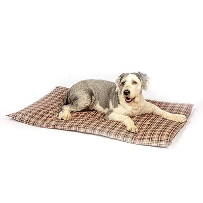Image of Danish Design Classic Cream Check Fully Washable Cotton Dog/Puppy Standard Duvet Large