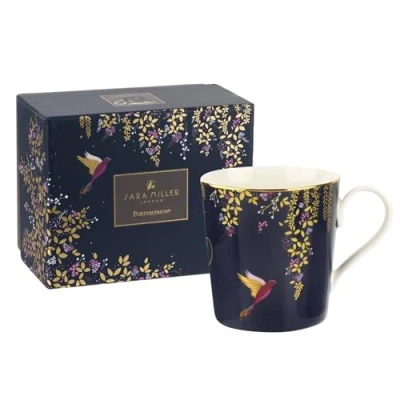 Image of Sara Miller Chelsea Collection Navy Mug