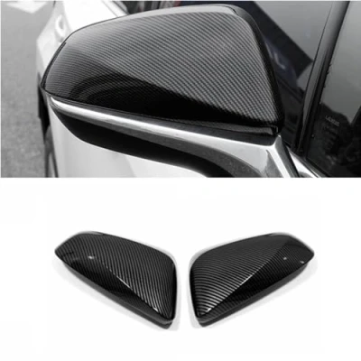 Image of FILUNO Wing Mirror Cover Cap Replacement for Lexus RX 450/NX 300 2016 2021, Door Covers Car Rearview 1 Pair,A/Carbon Fiber Look