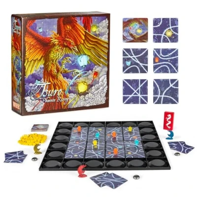 Image of Calliope Games CLP120 Tsuro: Phoenix Rising, Mixed Colours