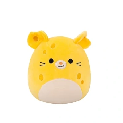Image of Squishmallows Original 7.5 Inch Amelia the Yellow Cheese Mouse Collectable Cute Plush Toy, Cuddly Toys for Children, Soft Toys, Teddies Suitable Girls and Boys Ages 3