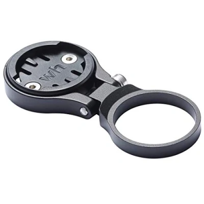 Image of Dymoece Adjustable Out Front Computer Mount,Bicycle Extended Mount，Bike Stem Mount for Wahoo Elemnt,Elemnt Bolt and Elemnt Mini (Stem WH Black)