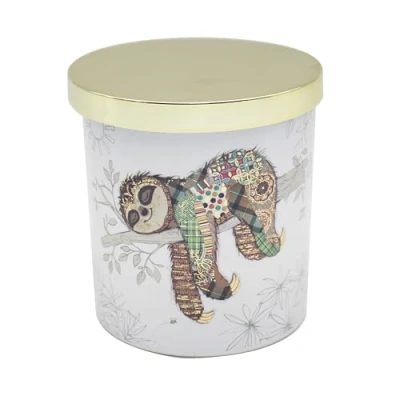 Image of L &amp; P Home Gifts Simon Sloth Candle Gift Lovely for Women Men Designed by Bug Art All Occasions Luxury Décor Office