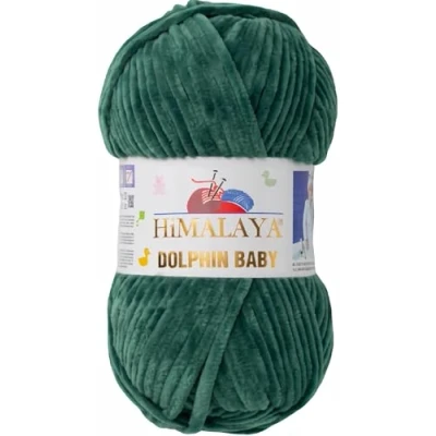 Image of Strickfein Himalaya Dolphin Baby Wool Yarn, Cotton Knitting for Knitting, Crochet (80360 Green)